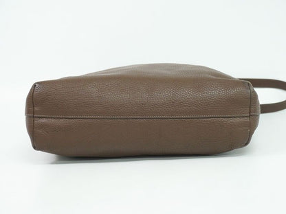 Authentic Prada Leather 2WAY Shoulder Bag Brown Bag Pre-owned [follow-up