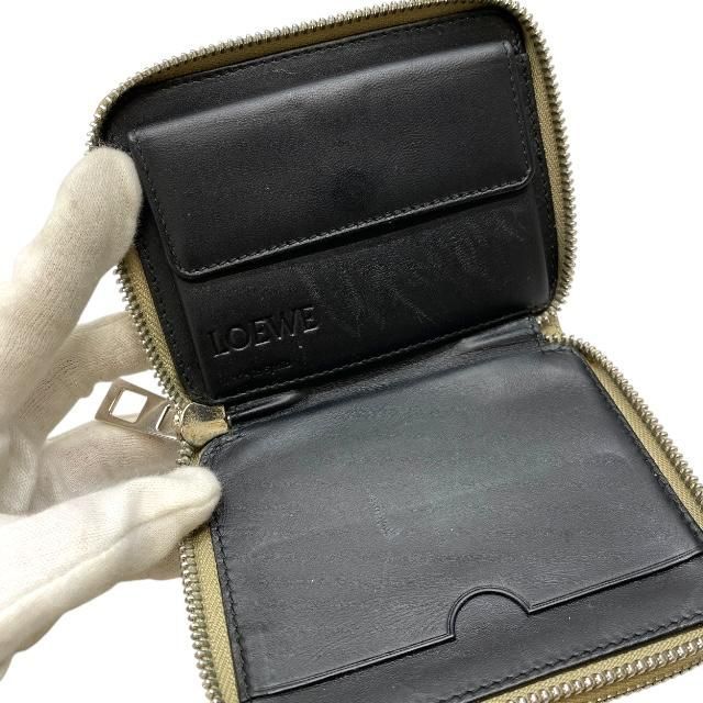 Loewe Wallet Fold Wallet Round Zipper Compact Wallet Mini Wallet Anagram