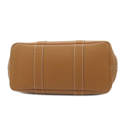 Hermes Tote Bag Garden Party PM Negonda Gold Silver Hardware Brown Sold Goods