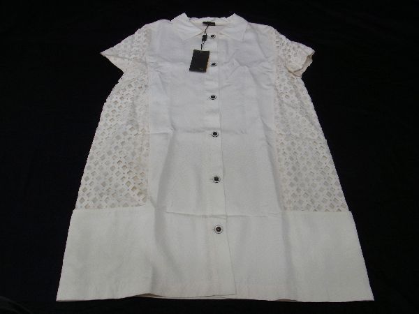 Fendi Rayon X Acetate X Polyurethane Short Sleeves Dress Size 44 Clothing