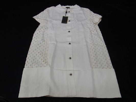 Fendi Rayon X Acetate X Polyurethane Short Sleeves Dress Size 44 Clothing