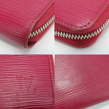 Louis Vuitton Long Wallet Zippy Wallet M61858 Epi Leather Fuchsia Bordeaux