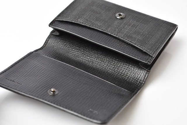 Fendi Card Case Coin Case FF Zucca Black