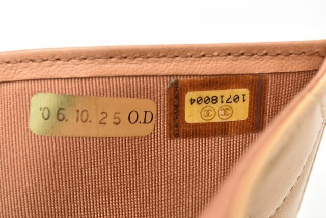 Chanel Wallet Chanel 3 Fold Wallet A82288 Lambskin Beige Silver Hardware