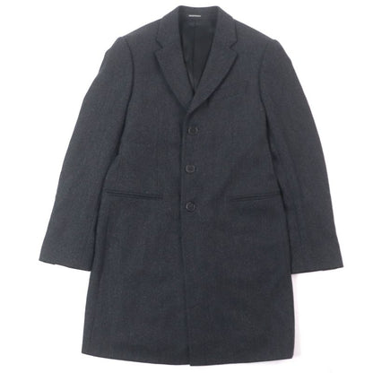  Emporio Armani Emporio Almaani T LINE 100% Wool Black Tag Woven Pattern