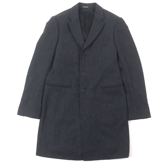  Emporio Armani Emporio Almaani T LINE 100% Wool Black Tag Woven Pattern