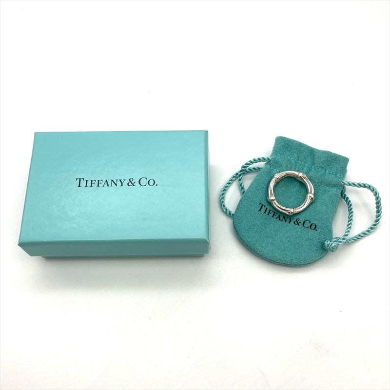 Tiffany & Co Tiffany & Co Bamboo Ring Approx Size 9 Sv925 50g Silver Ladies