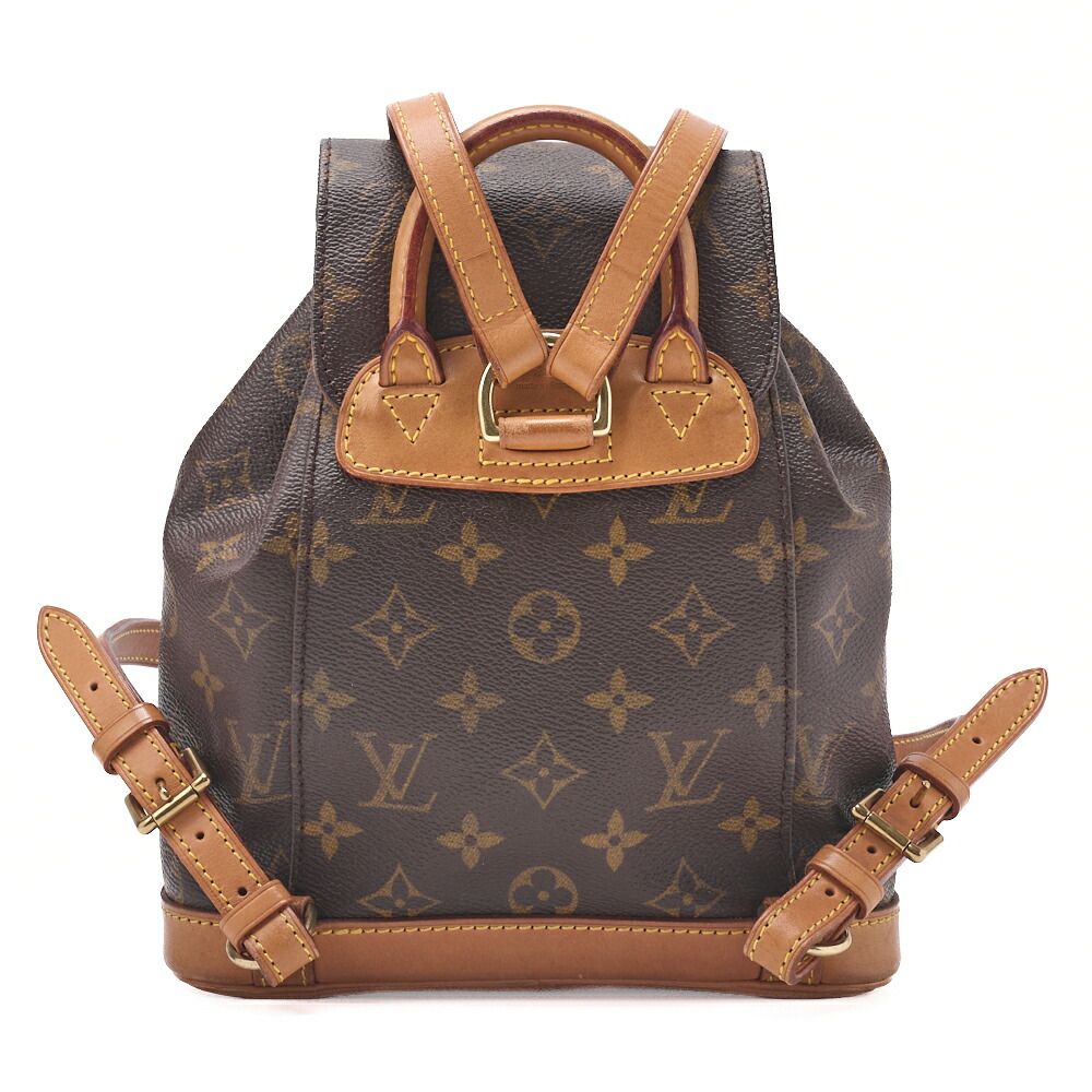 Louis Vuitton Monogram Montsourisー Mini Backpack Brown (gold Hardware) Shoulder