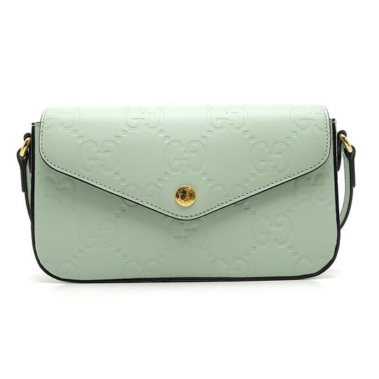 Gucci GG Super Mini Shoulder Bag 772794 Green Crossbody