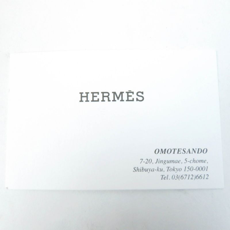 Hermes 231140z Chaine D'ancre Ankle Ribbon Denim Slip-on Indigo 37 With Box And