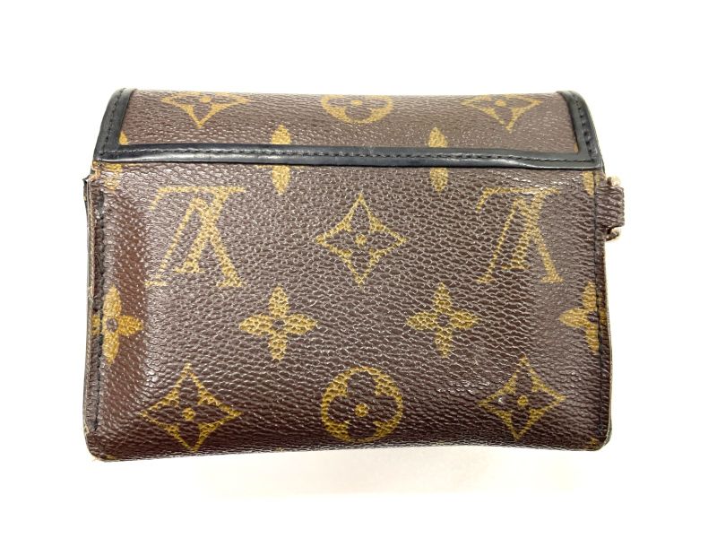 Louis Vuitton Monogram Macassar Portefeuille Compact Trifold Wallet M60167