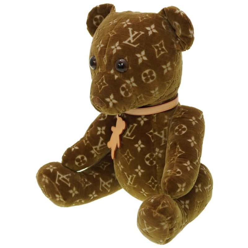 Louis Vuitton Monogram Doudou Teddy Bear Limited Edition 2021 Gi0739 Velour