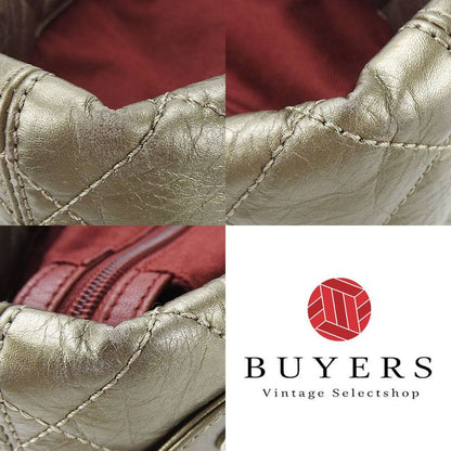 Chanel Tote Bag Shoulder Cambon Line 11 Bronze Coco Mark Casual Daily Use Women