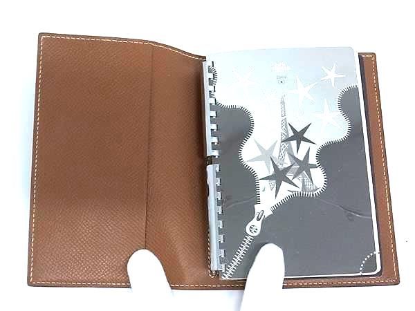 Hermes Agenda GM Courchevel Silver Hardware Notebook Schedule Book