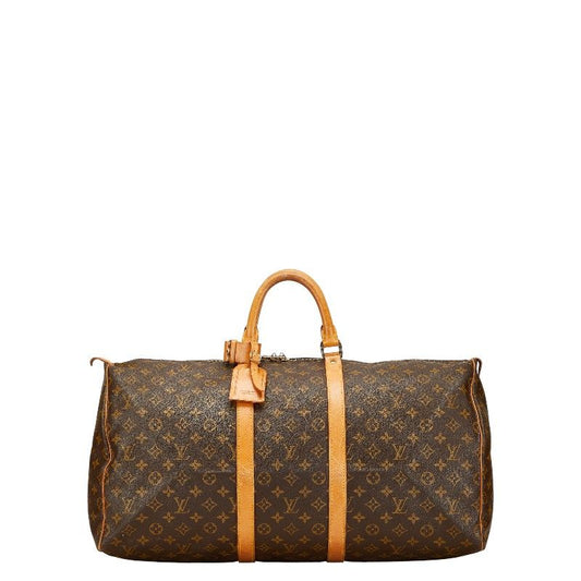 Louis Vuitton Monogram Keepall 55 Boston Bag Travel Bag Travel Bag M41424 Brown