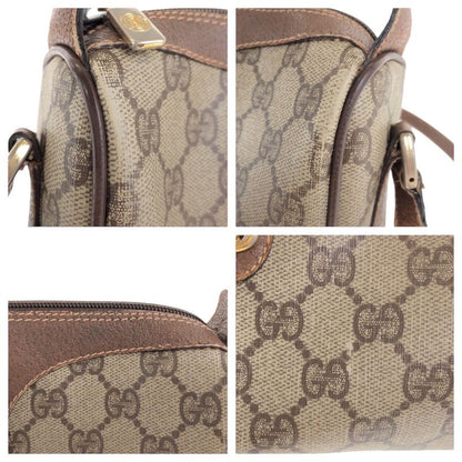 Gucci Vintage Sherry Line Beige Brown GG Supreme Canvas 001 904 2018 Shoulder