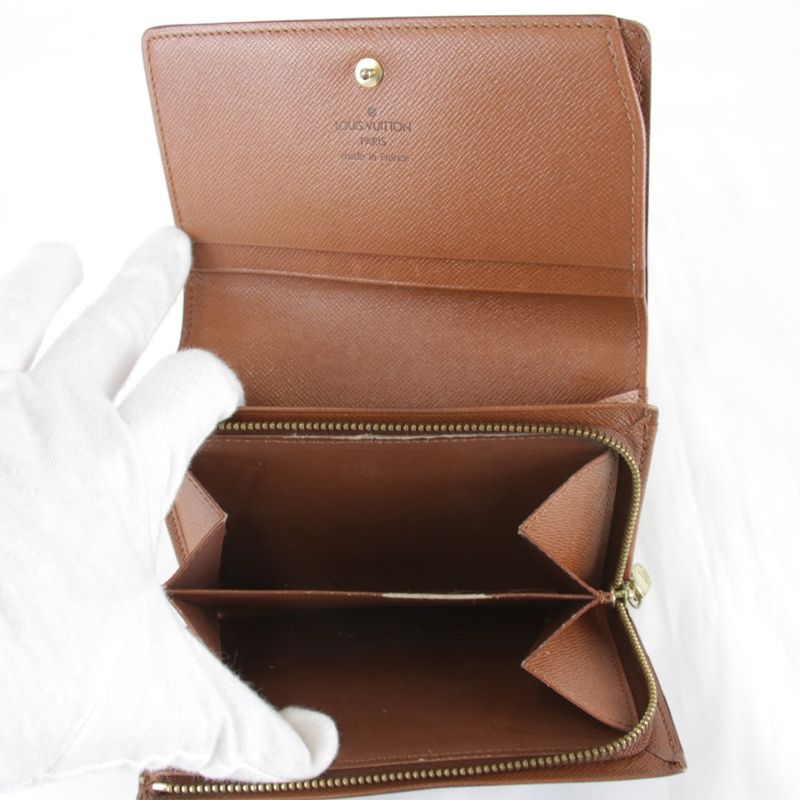 Louis Vuitton Porte Monet Vieux Trésor M61730 Bifold Wallet Monogram