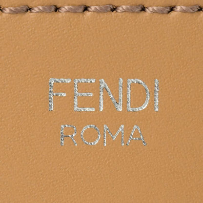 Fendi Shoulder Bag FF Logo Tobacco