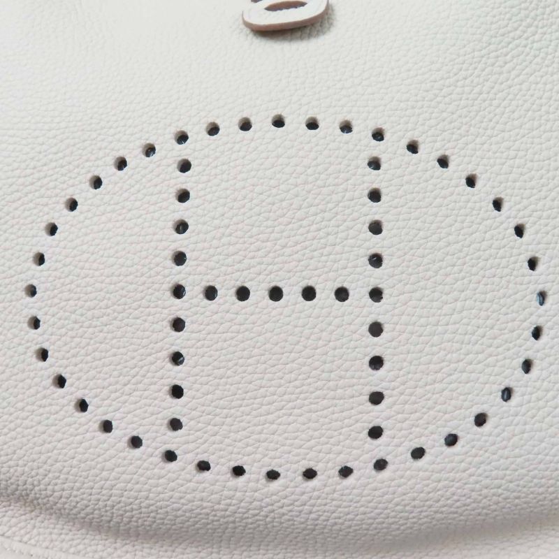 Hermes Evelyn 3PM Beton Silver Hardware Sangle Zigzag Taurillon Clemence