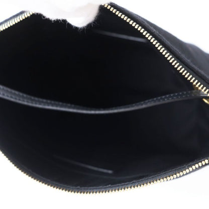 Saint Laurent Paris 7110435 Women's Wool And Leather Pouch