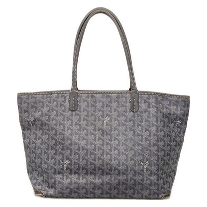 Goyard Handbag Artois PM Dark Gray With Initials Leather