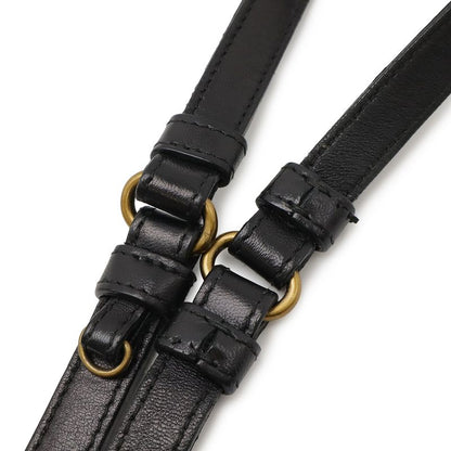 Bottega Veneta Intrecciato Shoulder Bag Crossbody Leather Black 179330