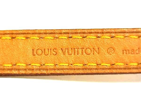 Louis Vuitton Leather Shoulder Strap Crossbody Shoulder Women's Brown Fm0414