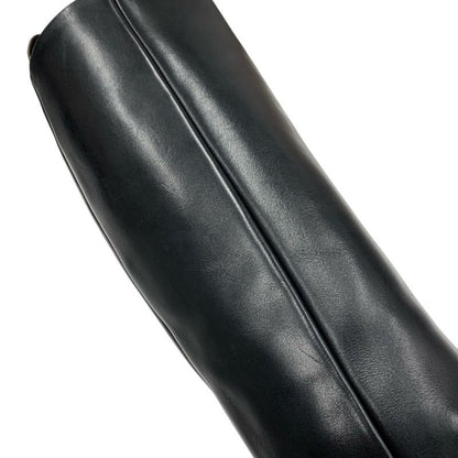 Louis Vuitton Rhapsody Line Monogram Boots Long Boots Shoes Leather Black White