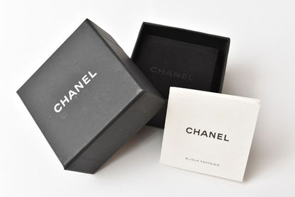 Chanel Earrings Chanel Circle Motif Logo CC Gold