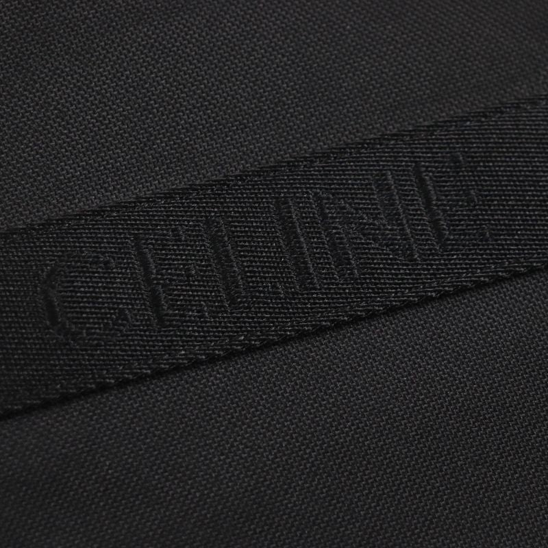 Celine 11008 Trekking Vertical Cabas Nylon Tote Bag With Logo Pouch Black