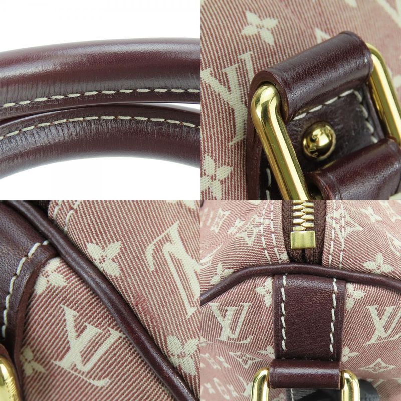 Louis Vuitton Handbag Speedy 30 M56704 Bandouliere Monogram Mini Lin Sepia