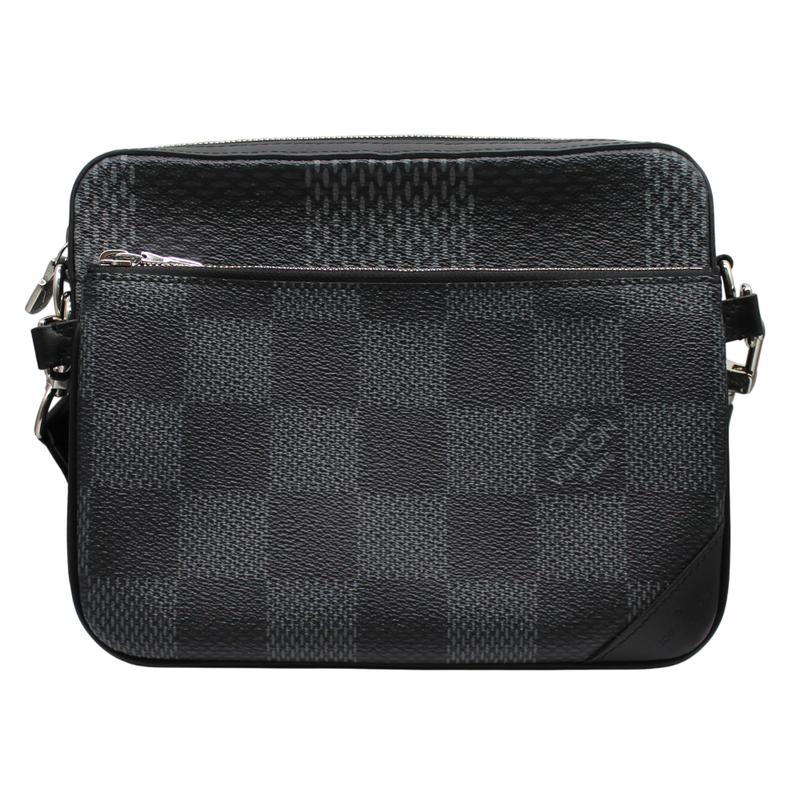 Louis Vuitton N50017 Damier Graphite Trio Messenger Shoulder Bag A25-2904
