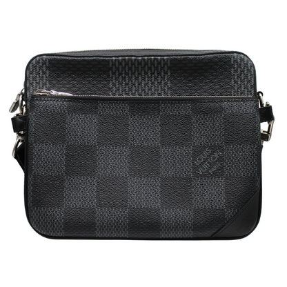 Louis Vuitton N50017 Damier Graphite Trio Messenger Shoulder Bag A25-2904