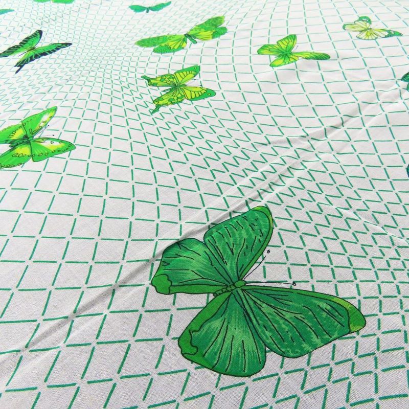 Hermes Shawl Pareo Cotton Purple White Green Butterfly Large Scarf Women Hermes