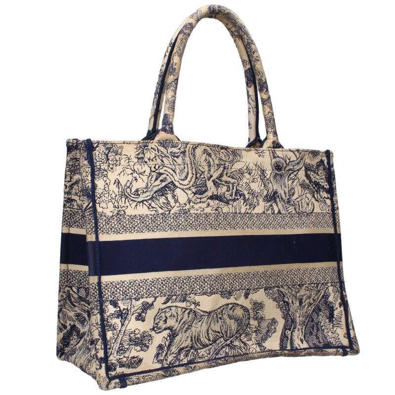 Dior BOOK TOTE Book Tote Medium Toile De Jouy Tote Bag Men M