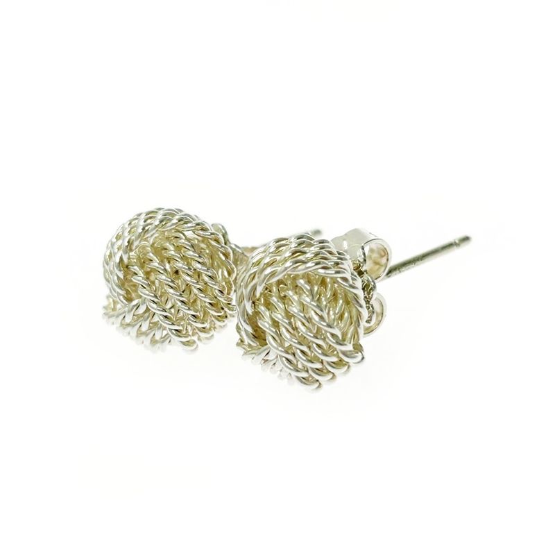 Tiffany & Co Tiffany & Co Silver Somerset Mesh Earrings 2.7g 925 Engraved