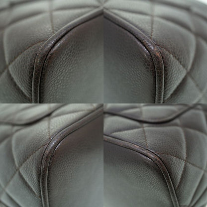 Chanel Reproduction Tote Caviar Skin Brown Bag 0153chanel