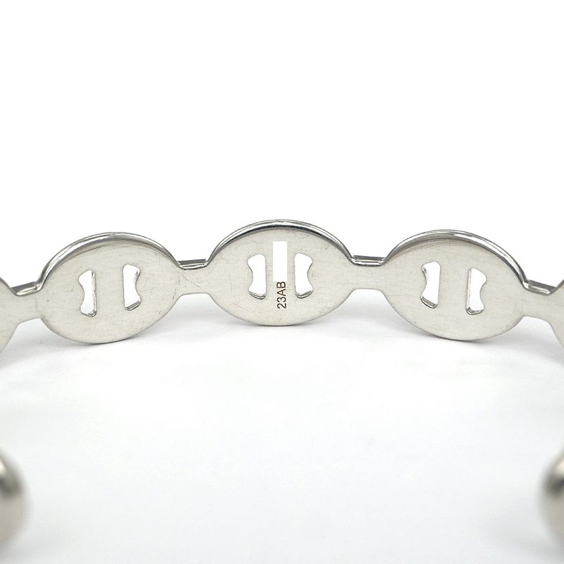 Hermes Bracelet Chaine D'ancre Anchene Bangle SH Ag925 SV Silver -