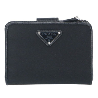 Prada 1ml018 Saffiano Leather Logo Plate Wallet For Men