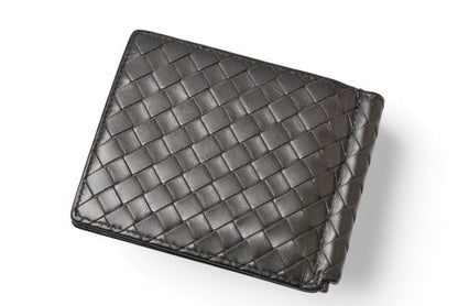Bottega Veneta Wallet Money Clip Bottega Veneta Fold Wallet Calf Black 123180