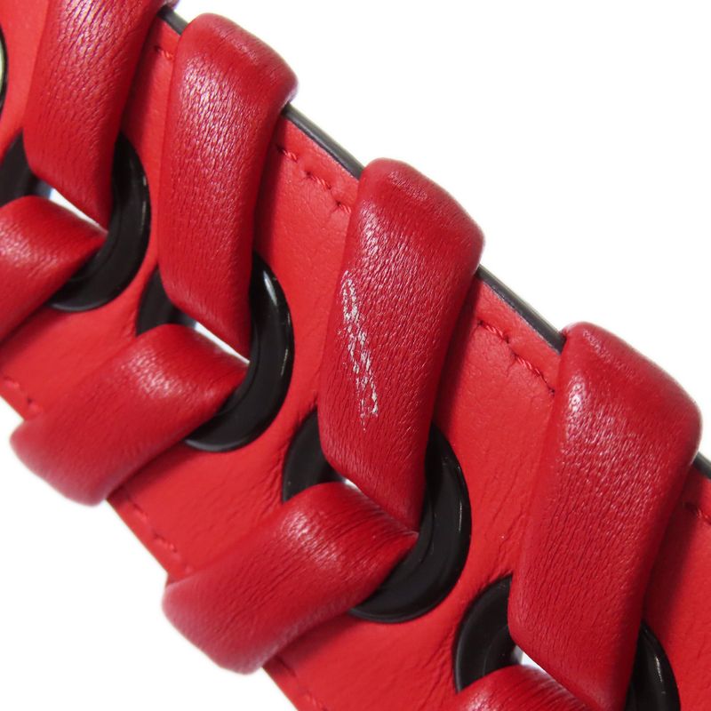 Fendi Logo Braided Shoulder Strap Calf Women