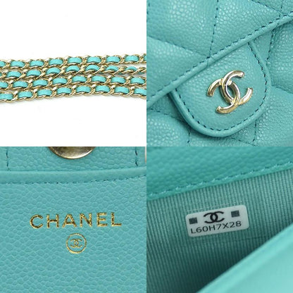 Chanel Chain Wallet Crossbody Shoulder Bag Matelasse