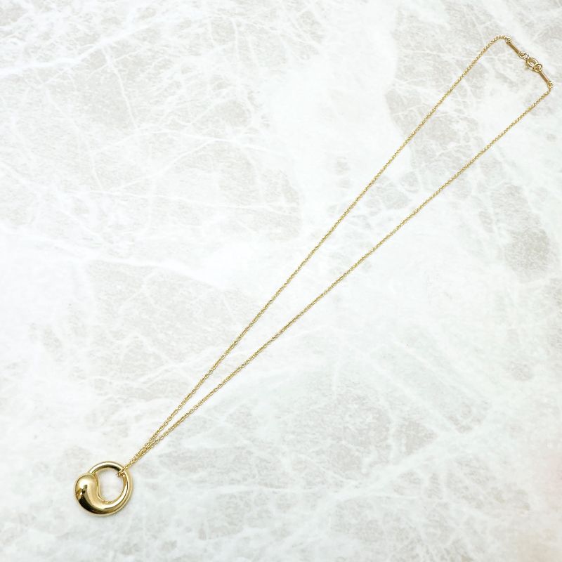 Tiffany & Co Eternal Circle Yellow Gold Necklace Approx 41cm (1614in) U