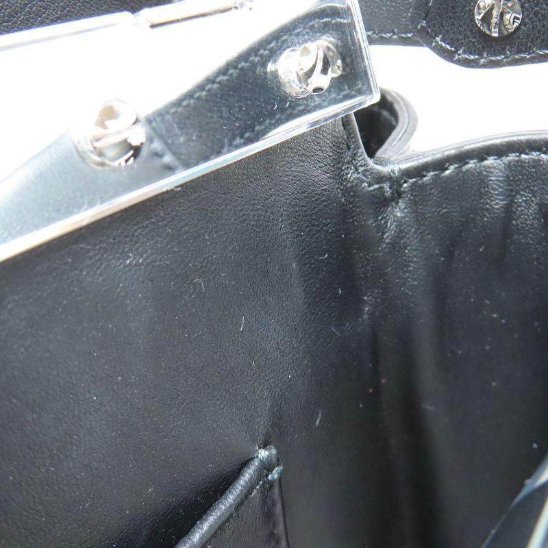 Fendi Peekaboo Mini 2-way Handbag Vinyl Calf Women