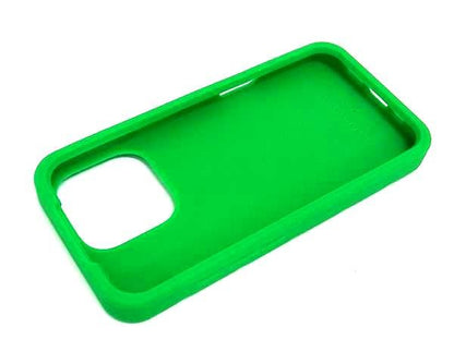 Bottega Veneta Rubber Iphone Case For Iphone 14pro In Green Fq2661