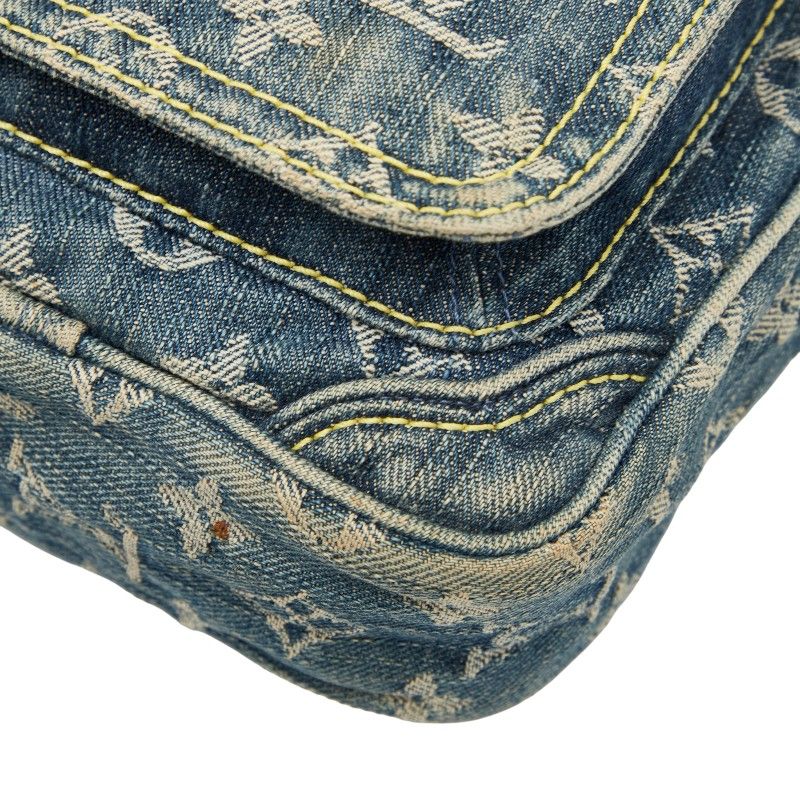 Louis Vuitton Monogram Denim Camera Bag Crossbody Shoulder Bag M95348 Blue