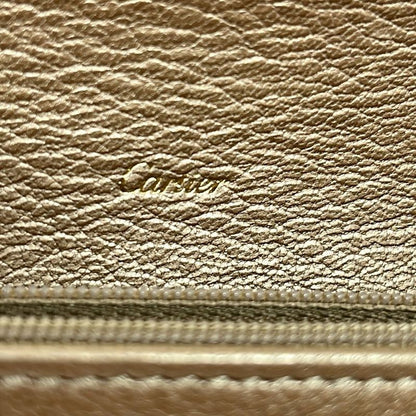 Cartier Long Wallet Love Gold Leather