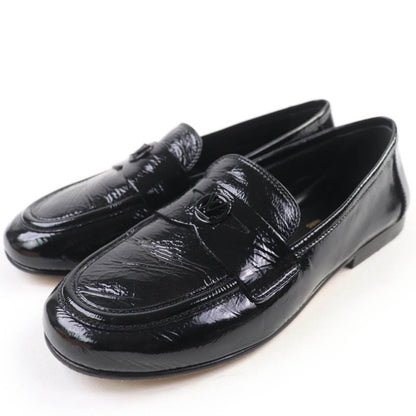 Louis Vuitton Soho Line Patent Leather Loafer Black 35.5 With Box And Storage