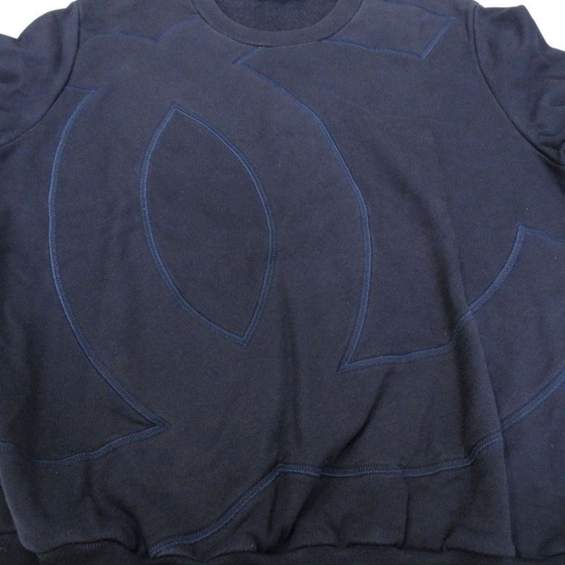 Chanel Coco Mark Sweatshirt P58239 Sweatshirt Cotton Dark Navy 1541 Chanel