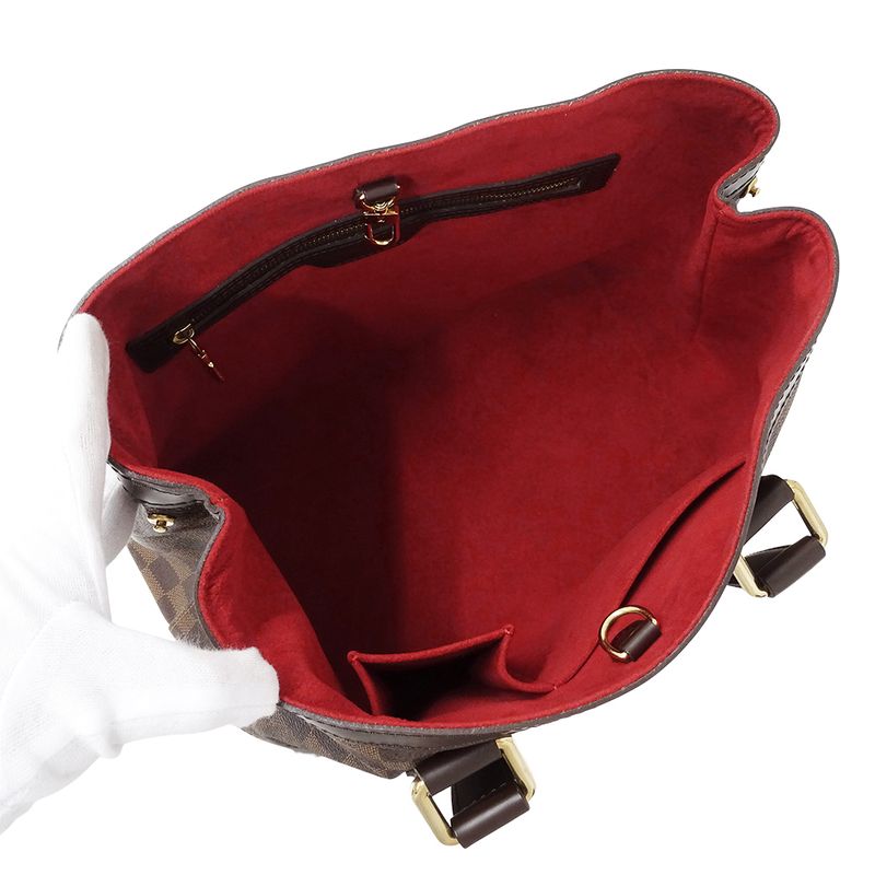 Louis Vuitton Bag Damier Women's Branded Tote Bag Hampstead PM N51205 Brown